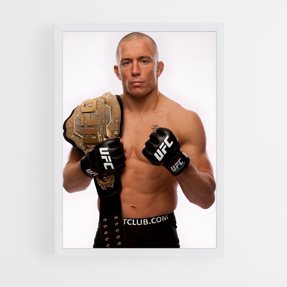 Poster GSP Champion – affiche MMA (vue 3)